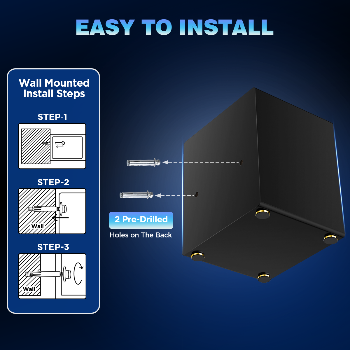 BESAFETY 2.5 Cuft Safe Box, Digital Keypad Home Security Safe With Fireproof Waterproof Bag & Adjustable Shelf
