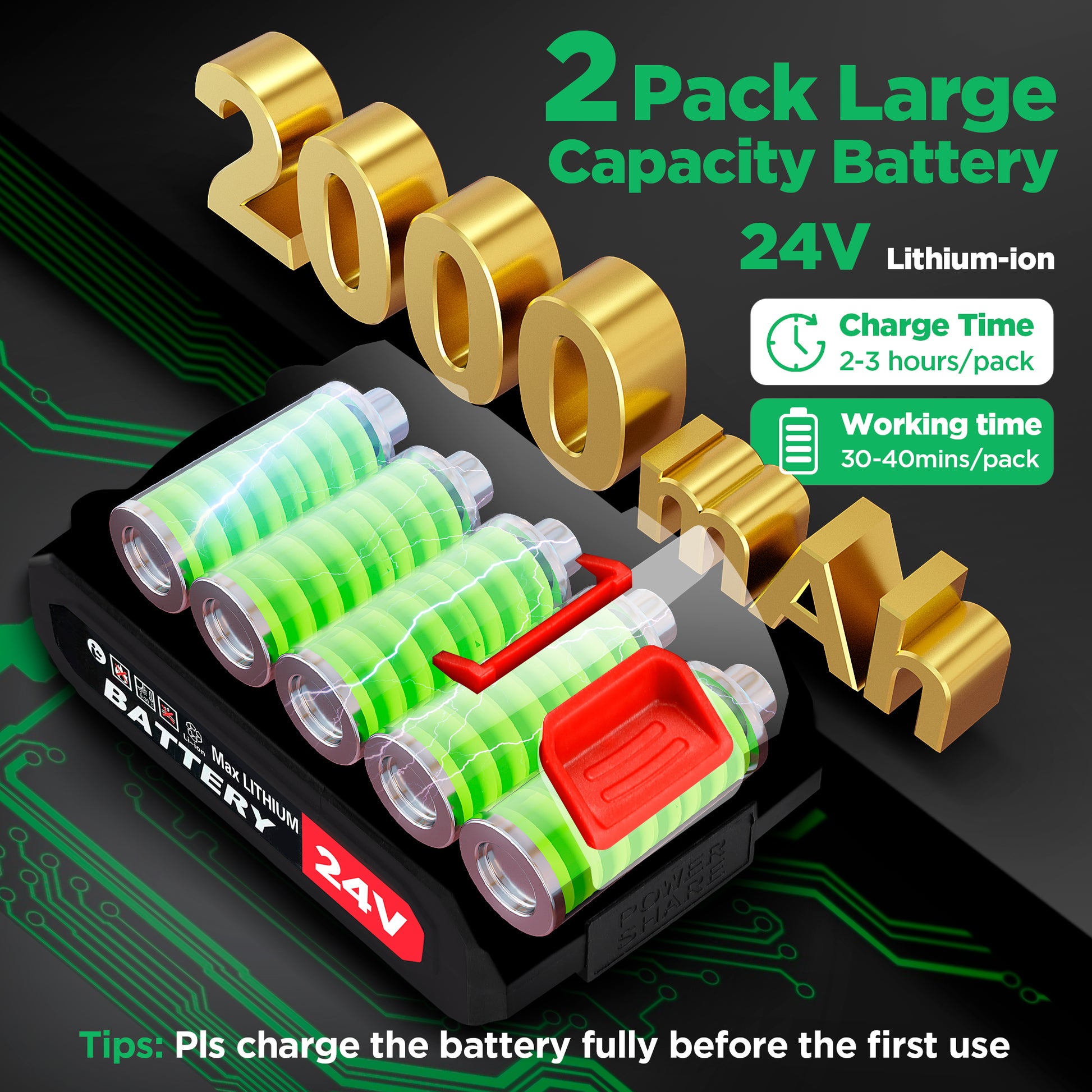 TNTANTS Electric Weed Wacker, Cordless String Trimmer with Wheels, 2Pcs 24V Batteries, 3 Types of Blades, Adjustable Length, Weed Eater Grass Trimmer/Edger/Brush Cutter for Lawn Yard Garden (Red)